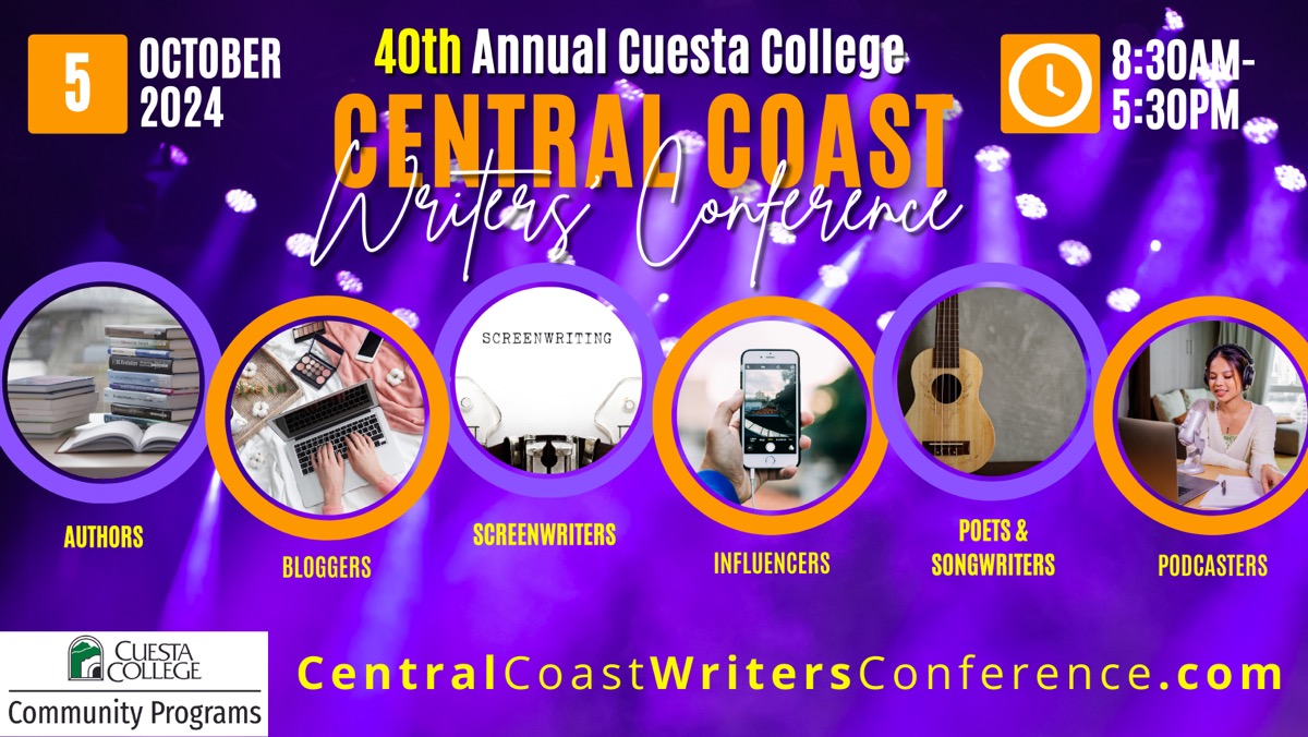 Flyer for Central Coast Writers' Conference